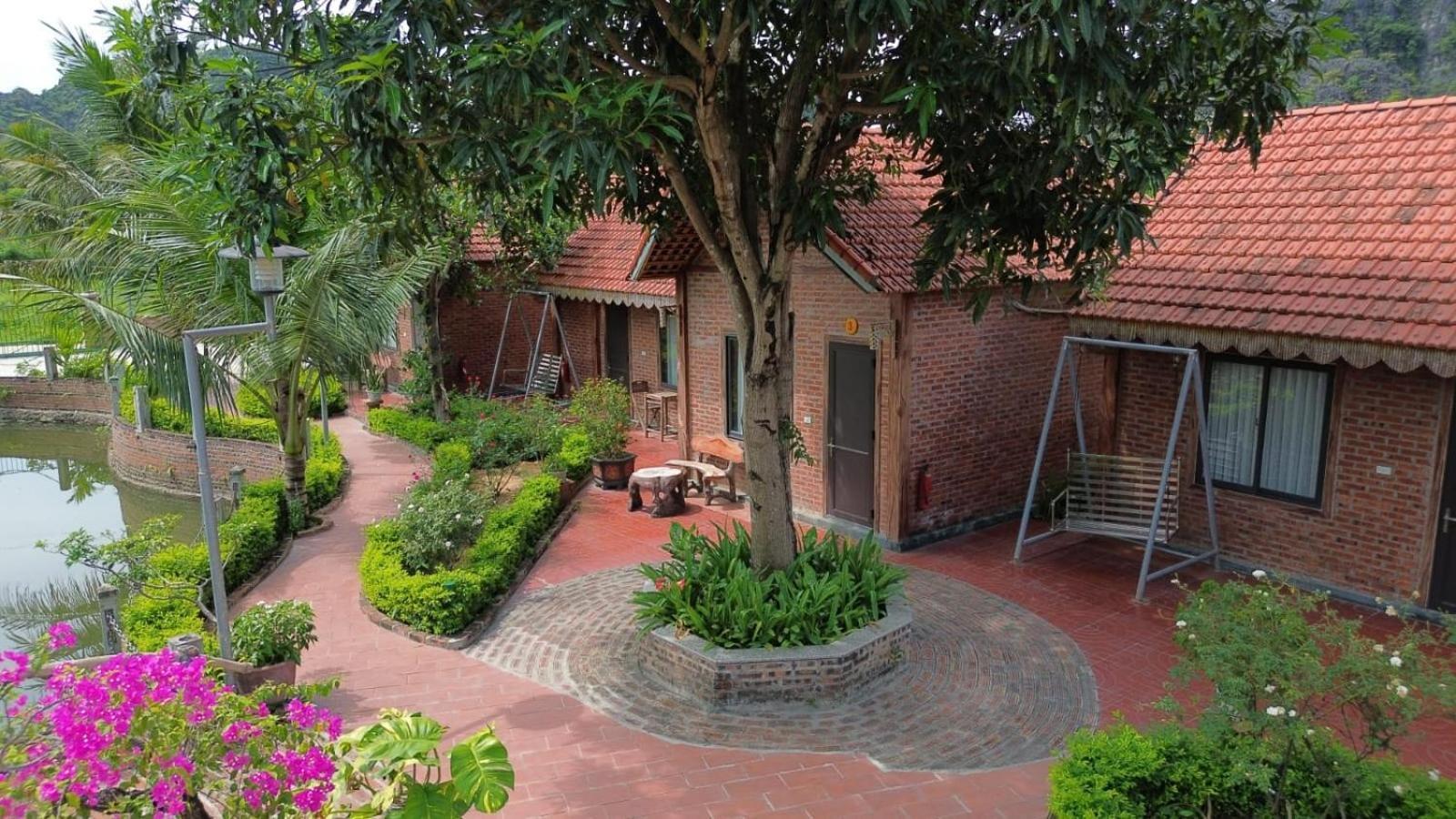 Tam Coc Green Garden Bungalow Ниньбинь Экстерьер фото