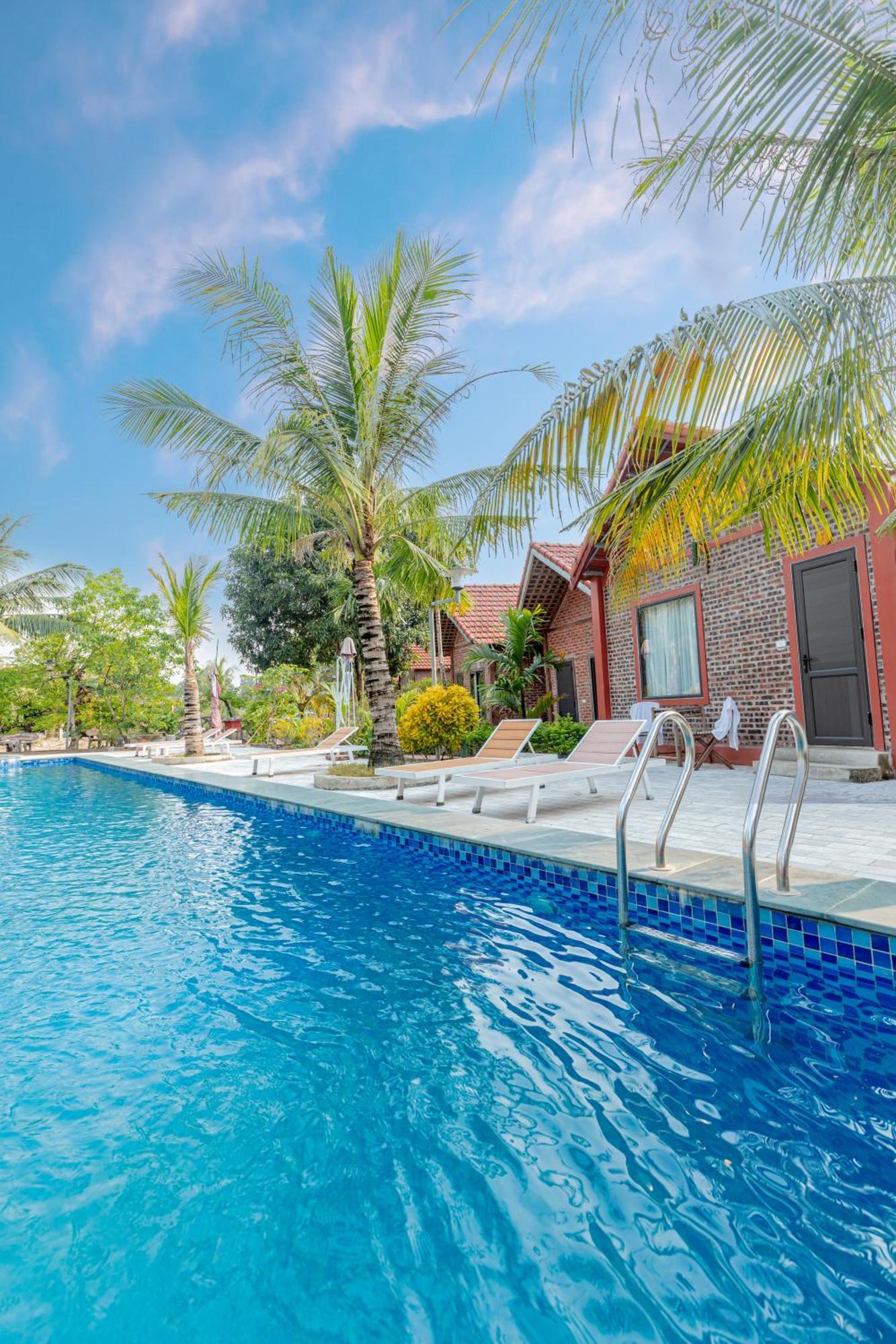 Tam Coc Green Garden Bungalow Ниньбинь Экстерьер фото