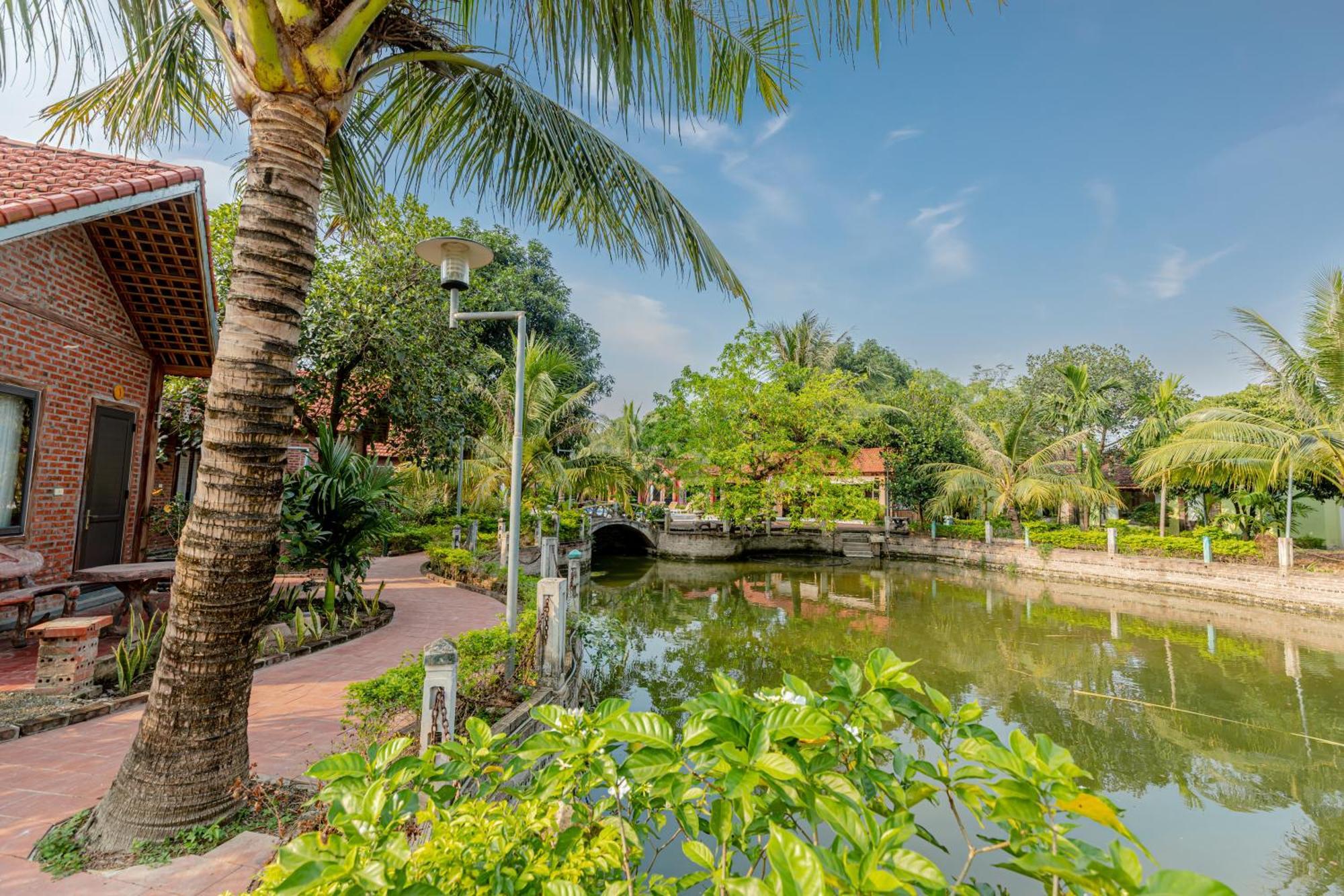 Вилла Tam Coc Green Garden Bungalow Ниньбинь Экстерьер фото