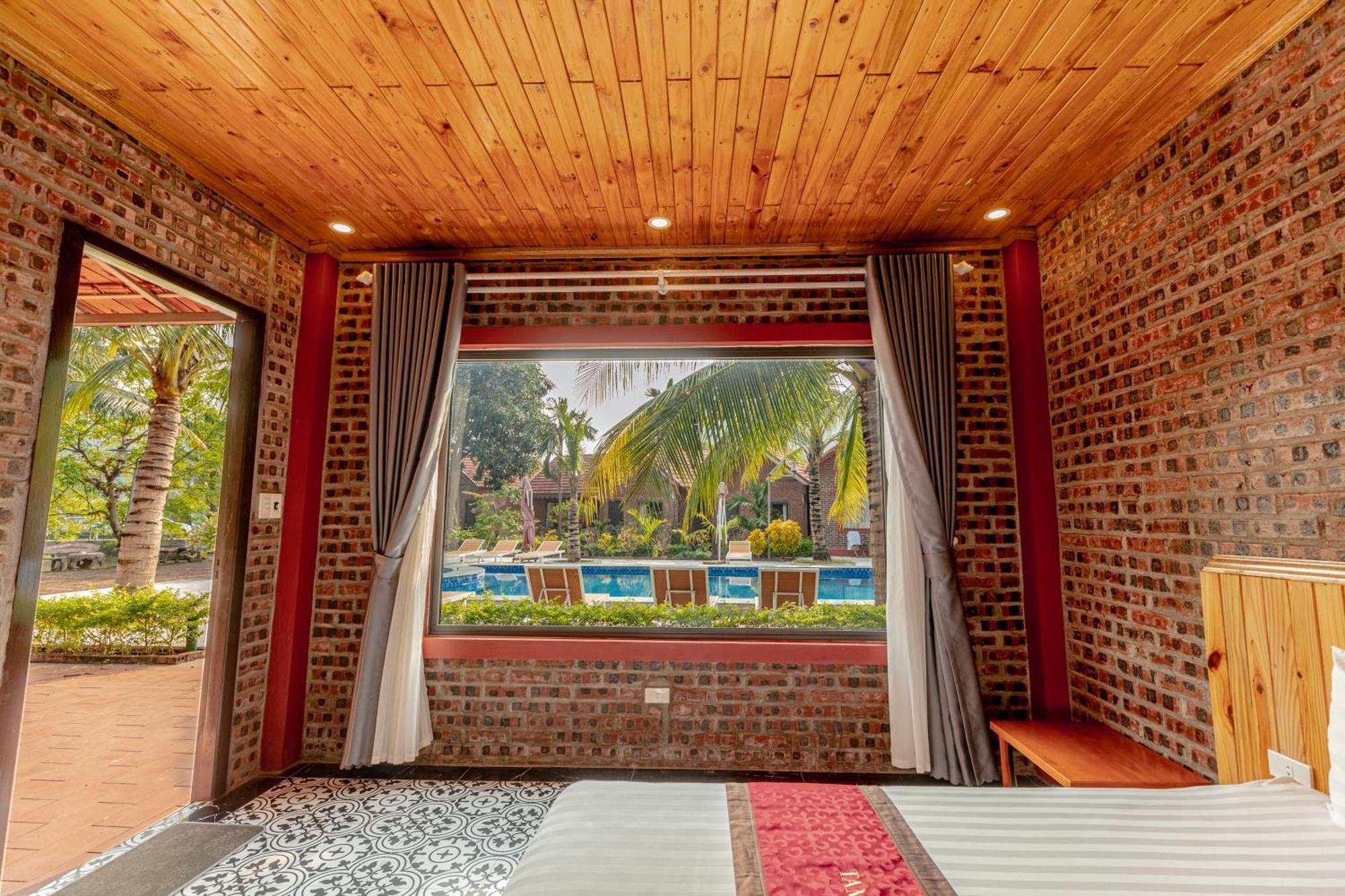 Вилла Tam Coc Green Garden Bungalow Ниньбинь Экстерьер фото