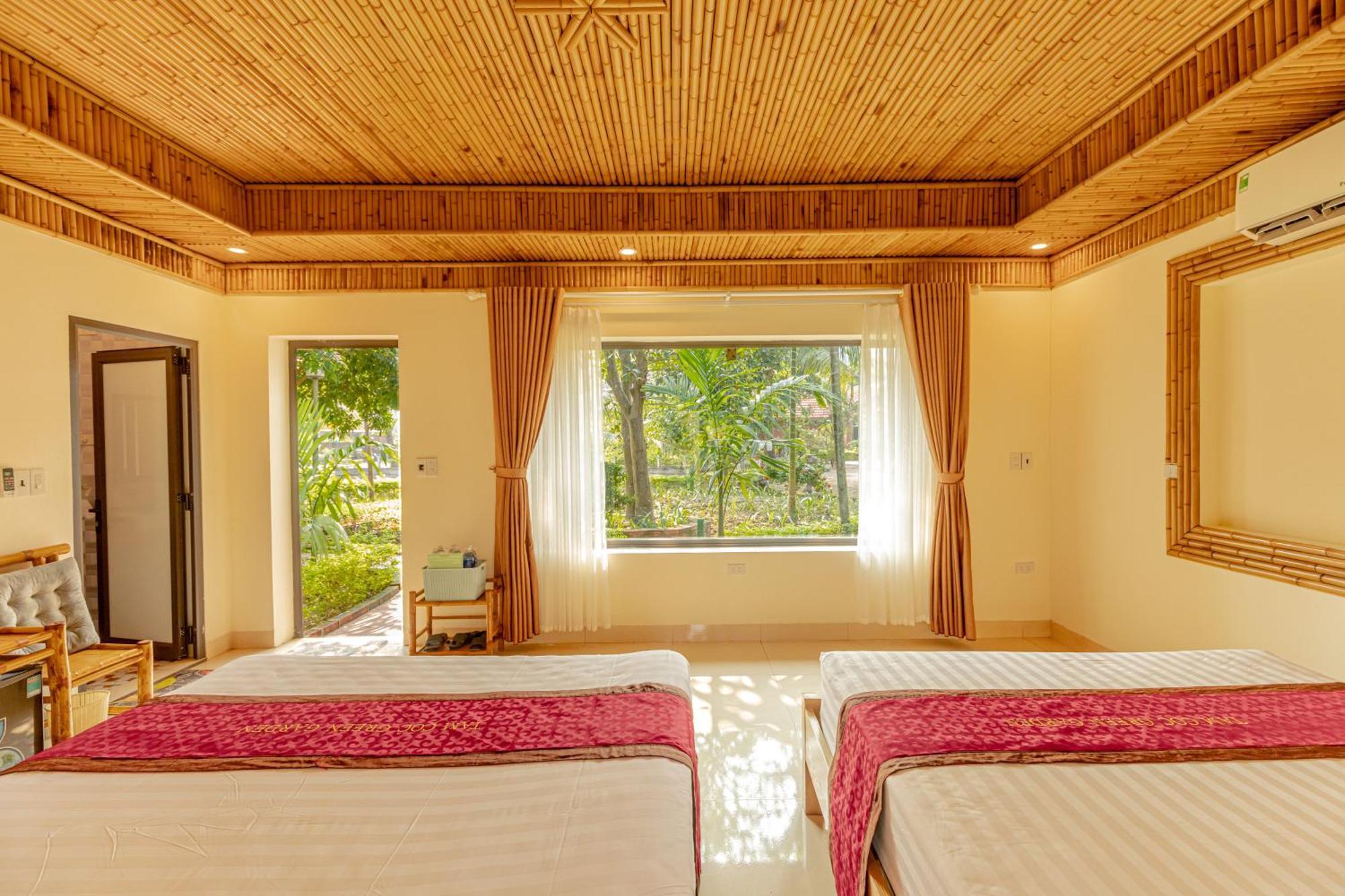 Вилла Tam Coc Green Garden Bungalow Ниньбинь Экстерьер фото