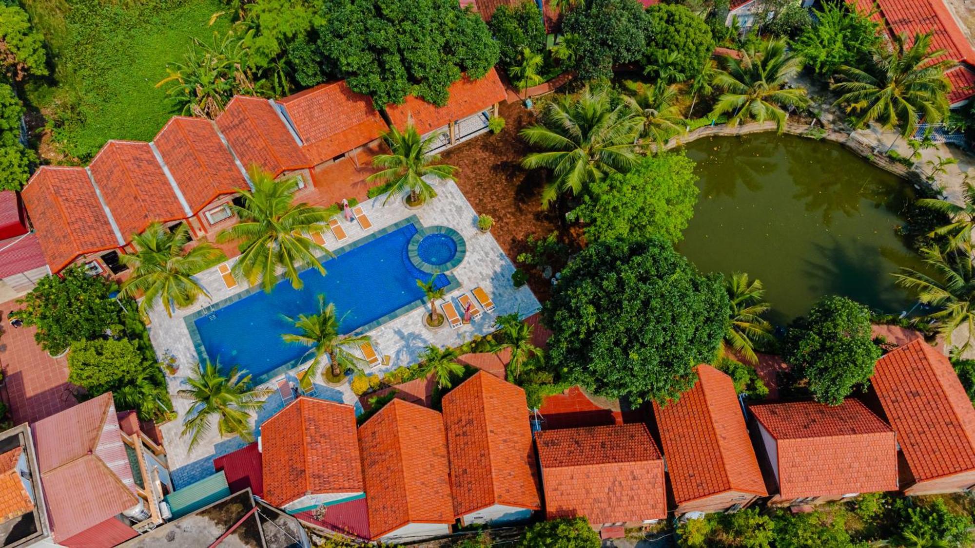 Tam Coc Green Garden Bungalow Ниньбинь Экстерьер фото