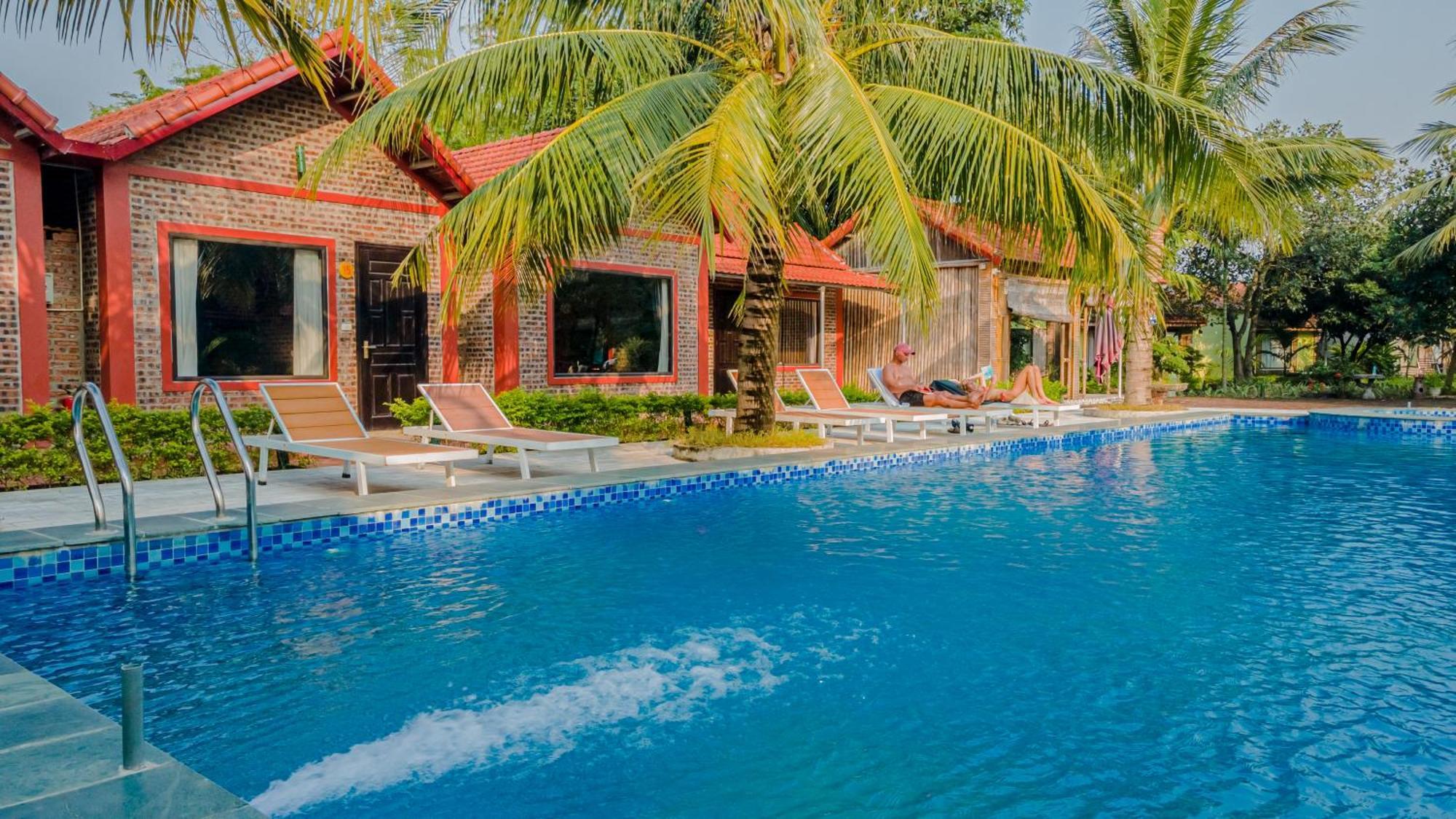 Tam Coc Green Garden Bungalow Ниньбинь Экстерьер фото
