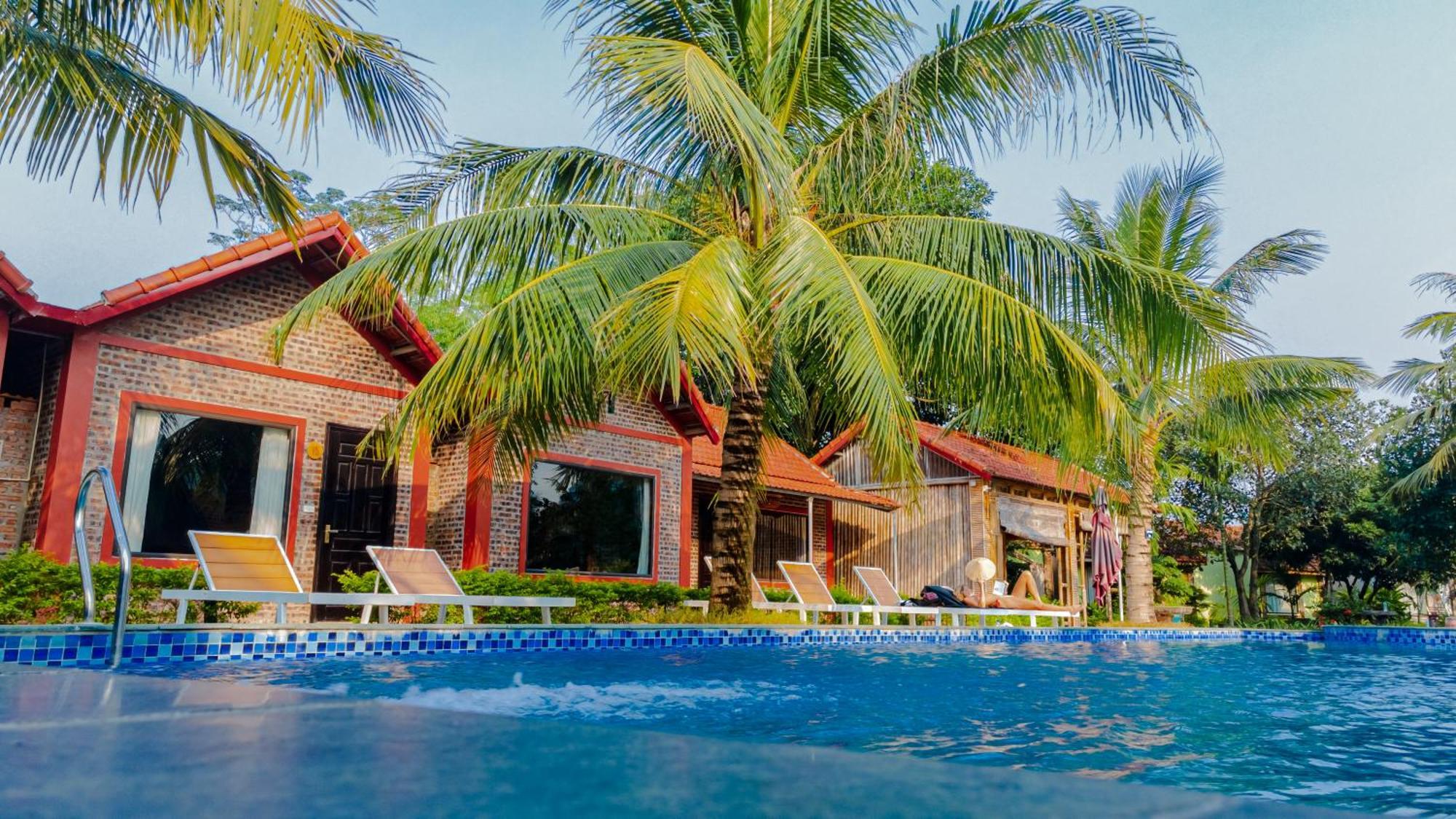Tam Coc Green Garden Bungalow Ниньбинь Экстерьер фото
