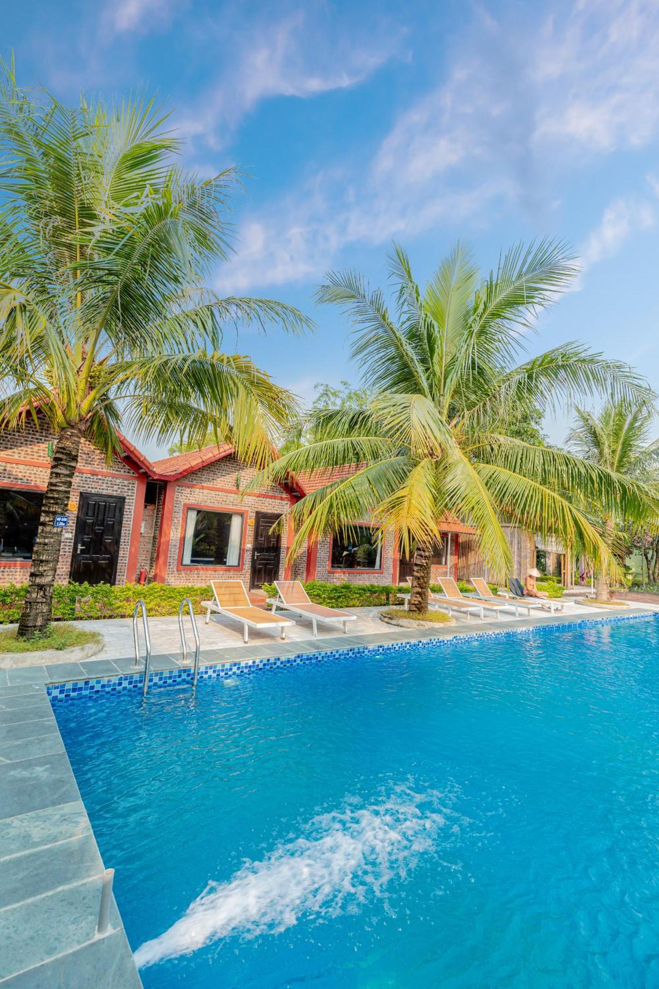 Tam Coc Green Garden Bungalow Ниньбинь Экстерьер фото