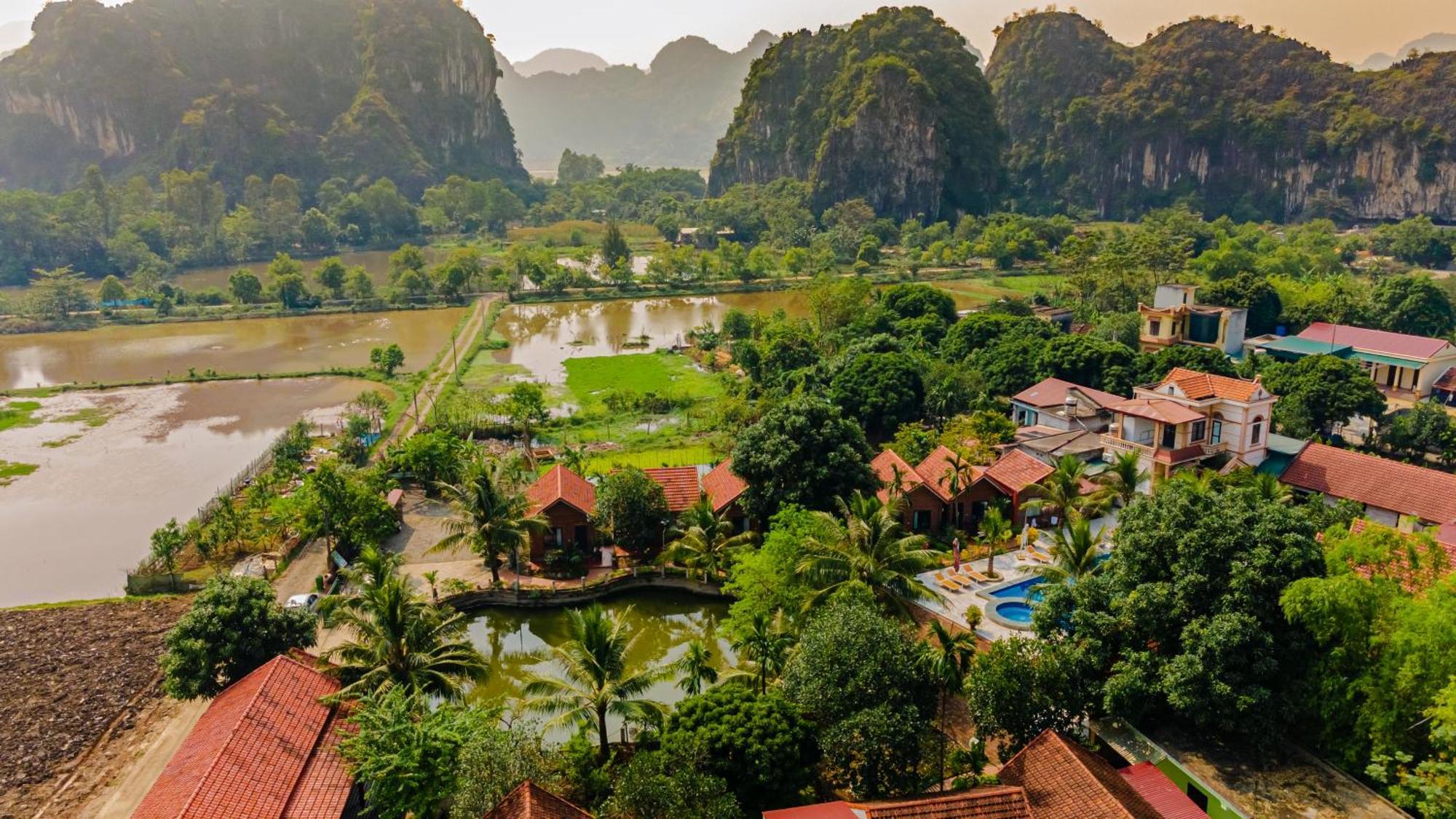 Tam Coc Green Garden Bungalow Ниньбинь Экстерьер фото