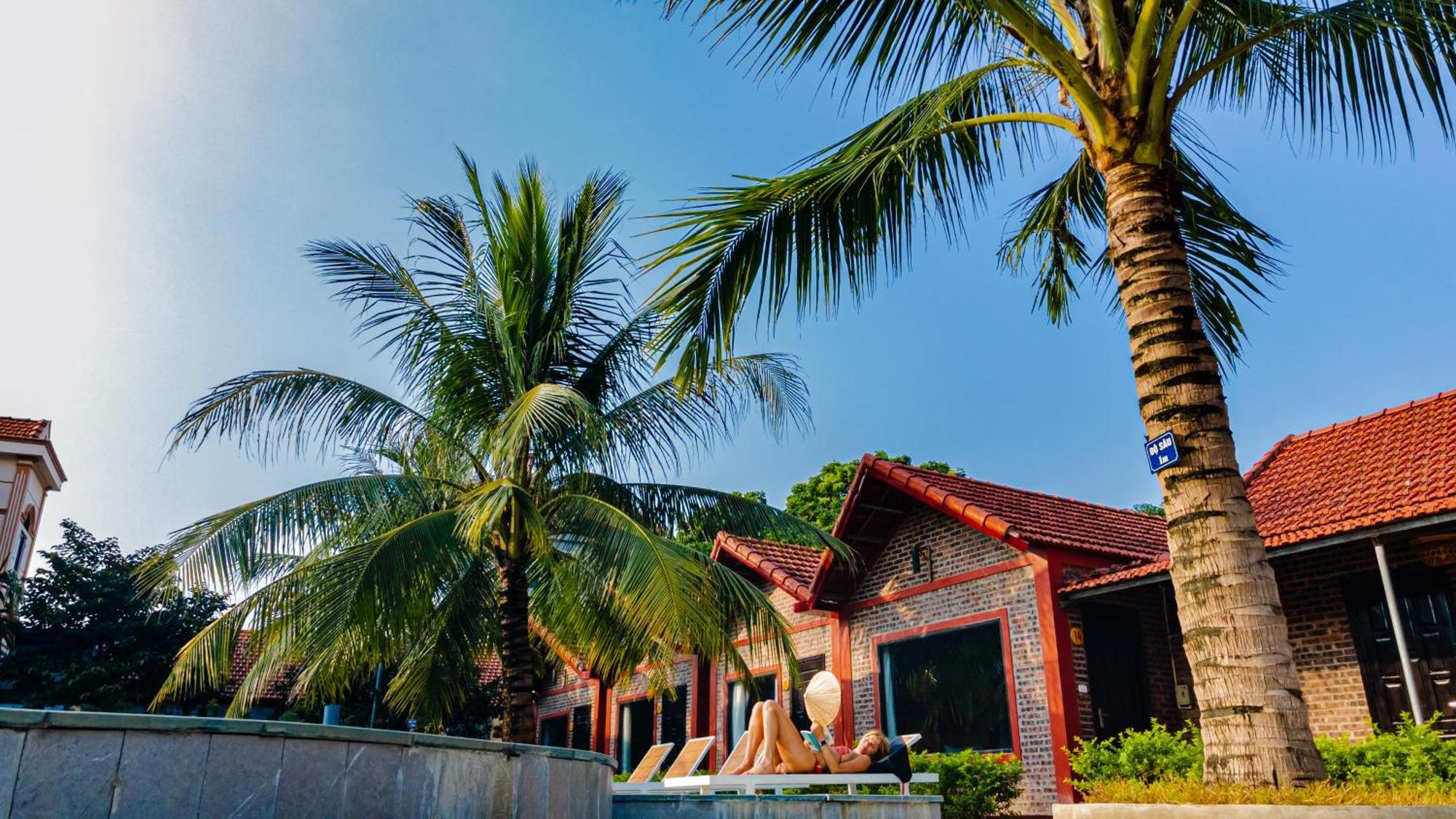 Tam Coc Green Garden Bungalow Ниньбинь Экстерьер фото